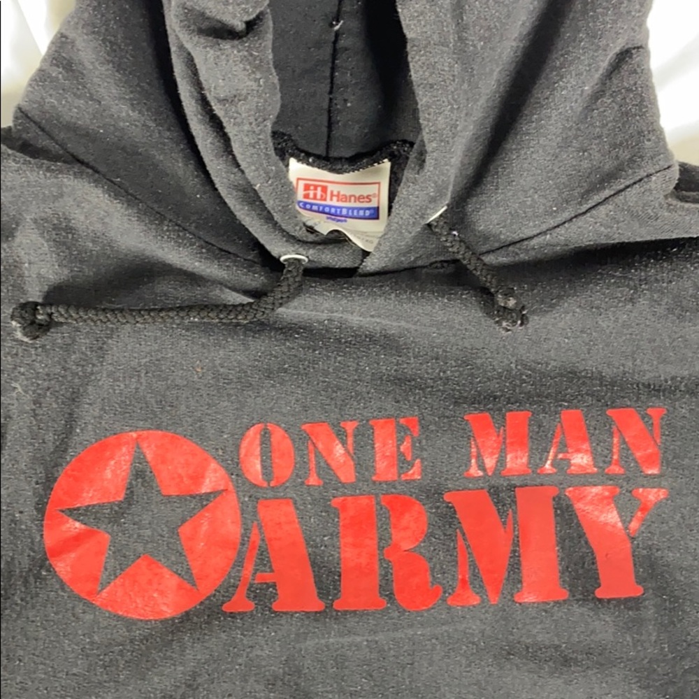 One Man Army Hoodie XL